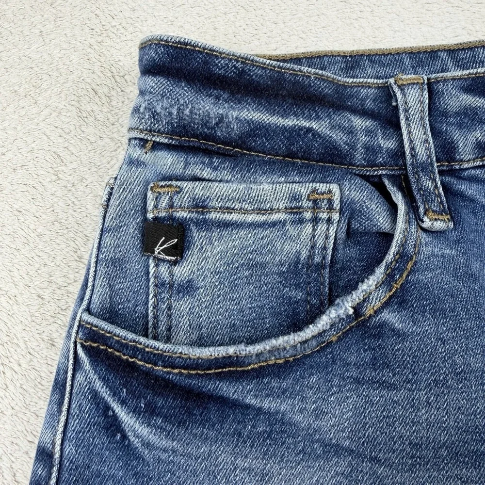KanCan High Rise Barrel Jeans Womens 27 Blue Denim‎ Stretch-NWT-KC20084M